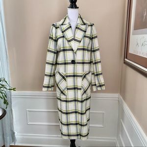 Halogen West Side Check Coat
